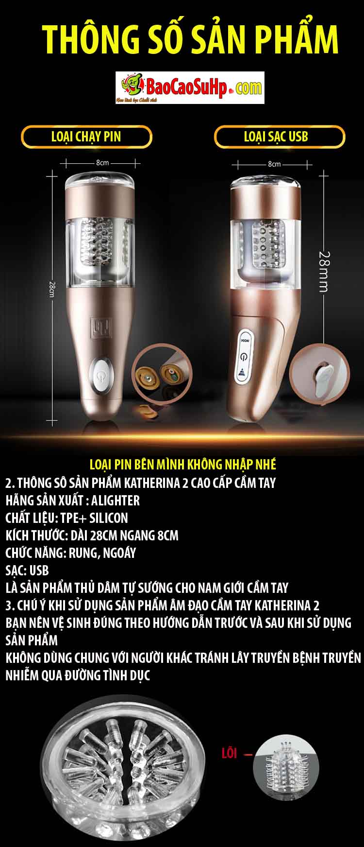 Sextoy âm đạo tự động Katherina 2 cao cấp, rung mạnh, cầm tay tiện lợi Sextoy âm đạo tự động Katherina 2 cao cấp, rung mạnh, cầm tay tiện lợi