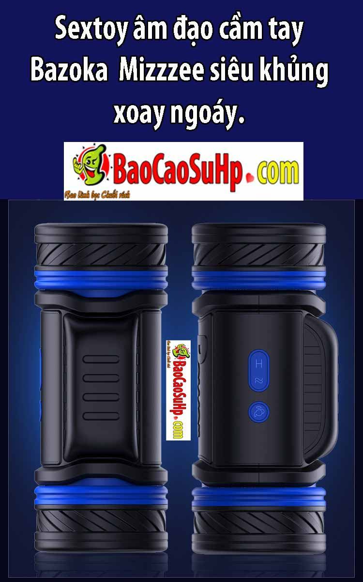 Sextoy âm đạo cầm tay Bazoka Mizzzee siêu khủng xoay ngoáy.
