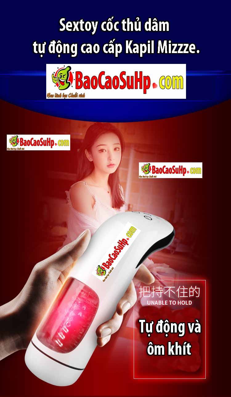 Cốc thủ dâm tự động Kapil Mizzze cao cấp thiết kế sang trọng 2018 phổ biến