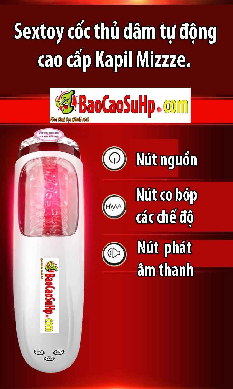 Cốc thủ dâm tự động Kapil Mizzze cao cấp thiết kế sang trọng 2018 phổ biến