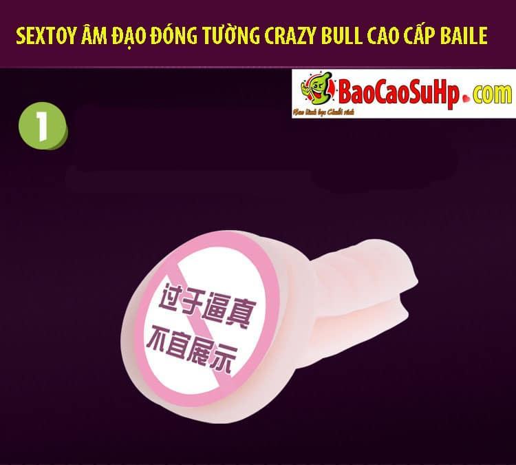 Sextoy Crazy Bull Baile cao cấp âm đạo kích thích mạnh mẽ