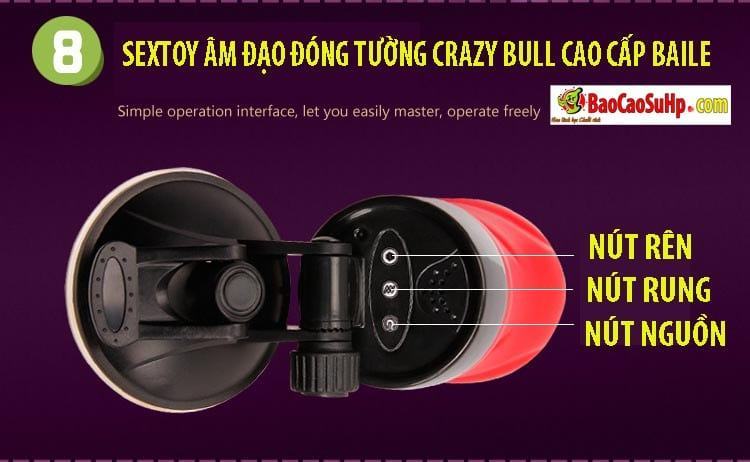 Sextoy Crazy Bull Baile cao cấp âm đạo kích thích mạnh mẽ