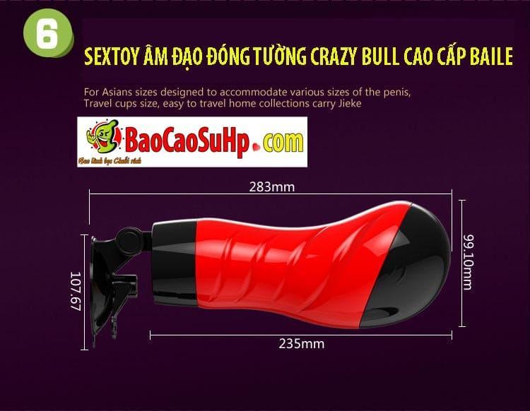 Sextoy Crazy Bull Baile cao cấp âm đạo kích thích mạnh mẽ