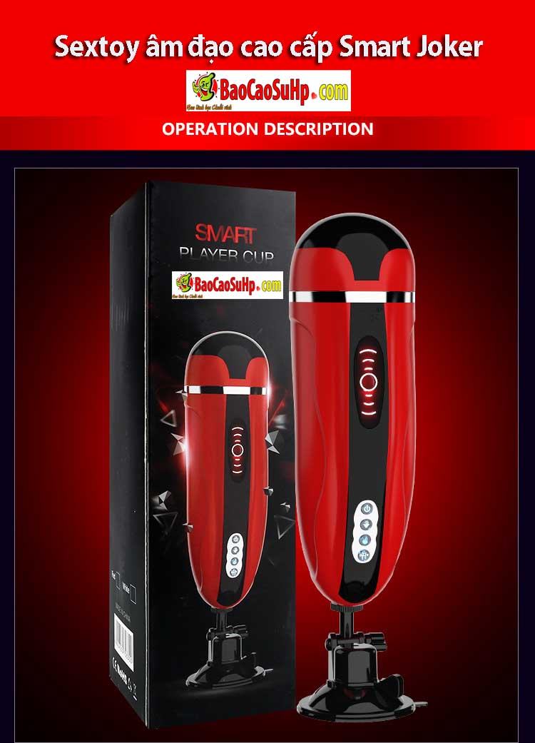 Sextoy âm đạo đóng tường Smart Joker cao cấp rung phát nhiệt thỏa mãn Sextoy âm đạo đóng tường Smart Joker cao cấp rung phát nhiệt thỏa mãn