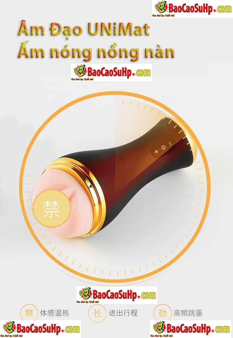 Sextoy Unimat APP âm đạo giả ấm nóng kích thích mua ngay