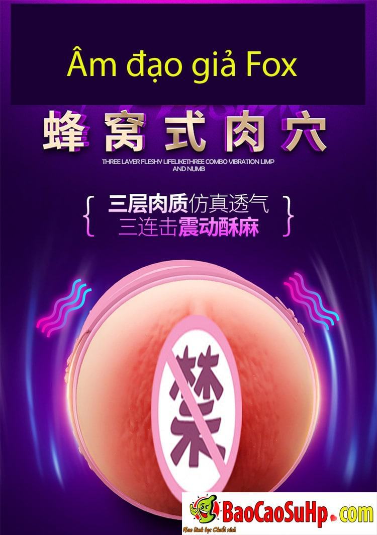 Sextoy Fox Cốc Âm Đạo Giả Cầm Tay Siêu Thật, Giá Tốt