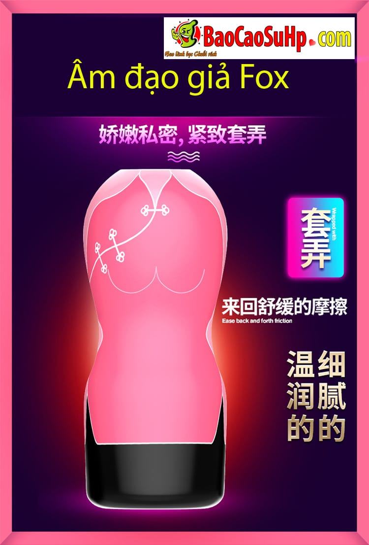 Sextoy Fox Cốc Âm Đạo Giả Cầm Tay Siêu Thật, Giá Tốt