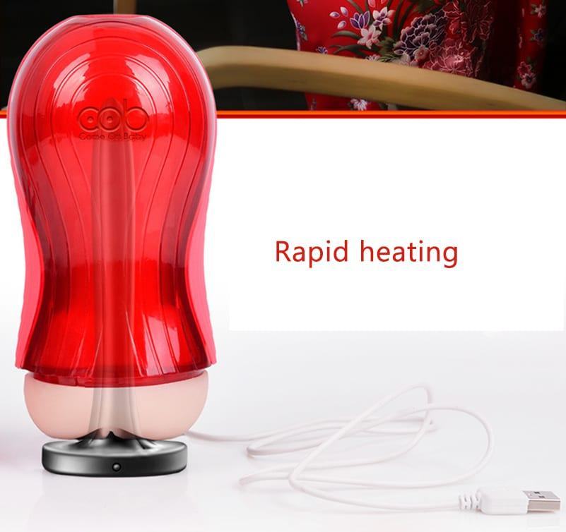 Âm đạo giả COB RED 5D phát nhiệt cao cấp, sextoy hot