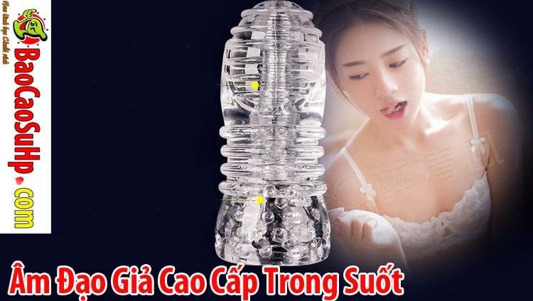 Sextoy Baby Love cao cấp âm đạo giả trong suốt tăng khoái cảm
