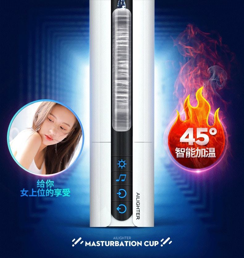 Sextoy Ailighter tự động rung thụt bú mút âm đạo cao cấp