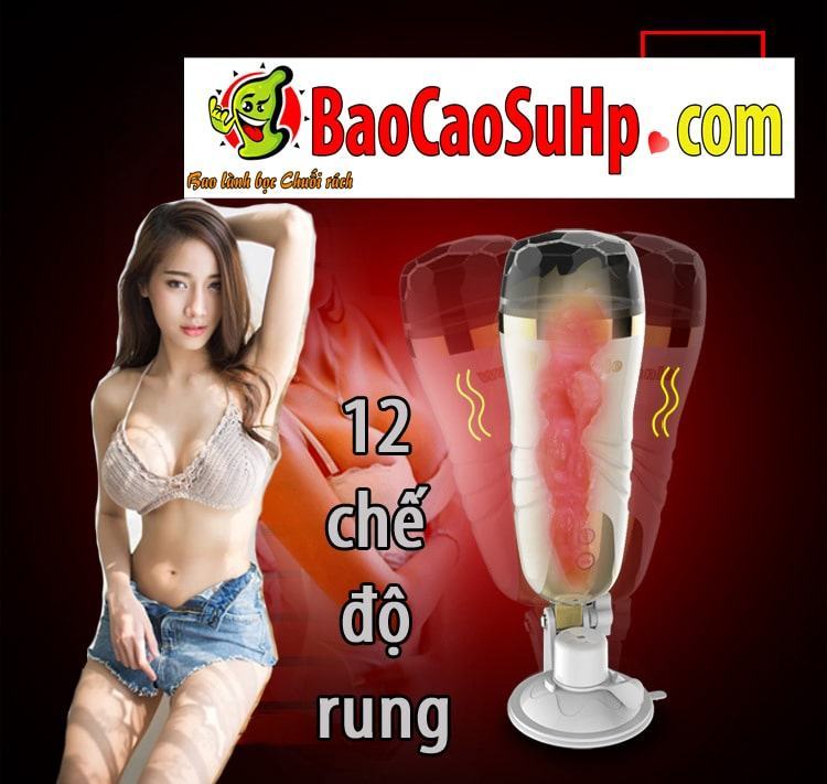 Âm đạo giả rung êm ái chất lượng cao Wanle đồ chơi nam