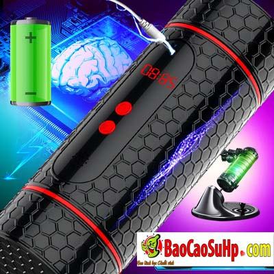 coc thu dam Jiuai Airplane Cup 5D 2 - Cốc thủ dâm 2 đầu Jiuai Airplane Cup 5D màn hình LCD rung rên