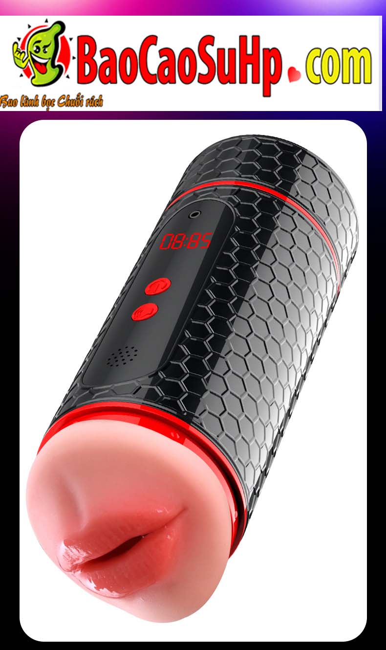 coc thu dam Jiuai Airplane Cup 5D 6 - Cốc thủ dâm 2 đầu Jiuai Airplane Cup 5D màn hình LCD rung rên