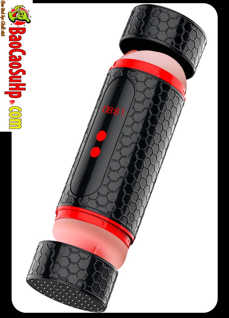 coc thu dam Jiuai Airplane Cup 5D 7 - Cốc thủ dâm 2 đầu Jiuai Airplane Cup 5D màn hình LCD rung rên