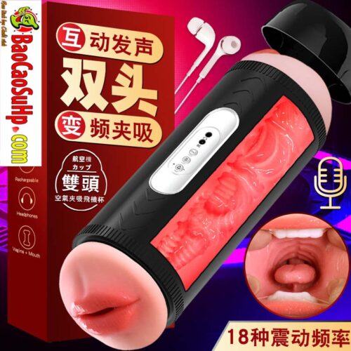 Cốc âm đạo 2 đầu Lupa Pro new 2021, rung mạnh, siêu thực