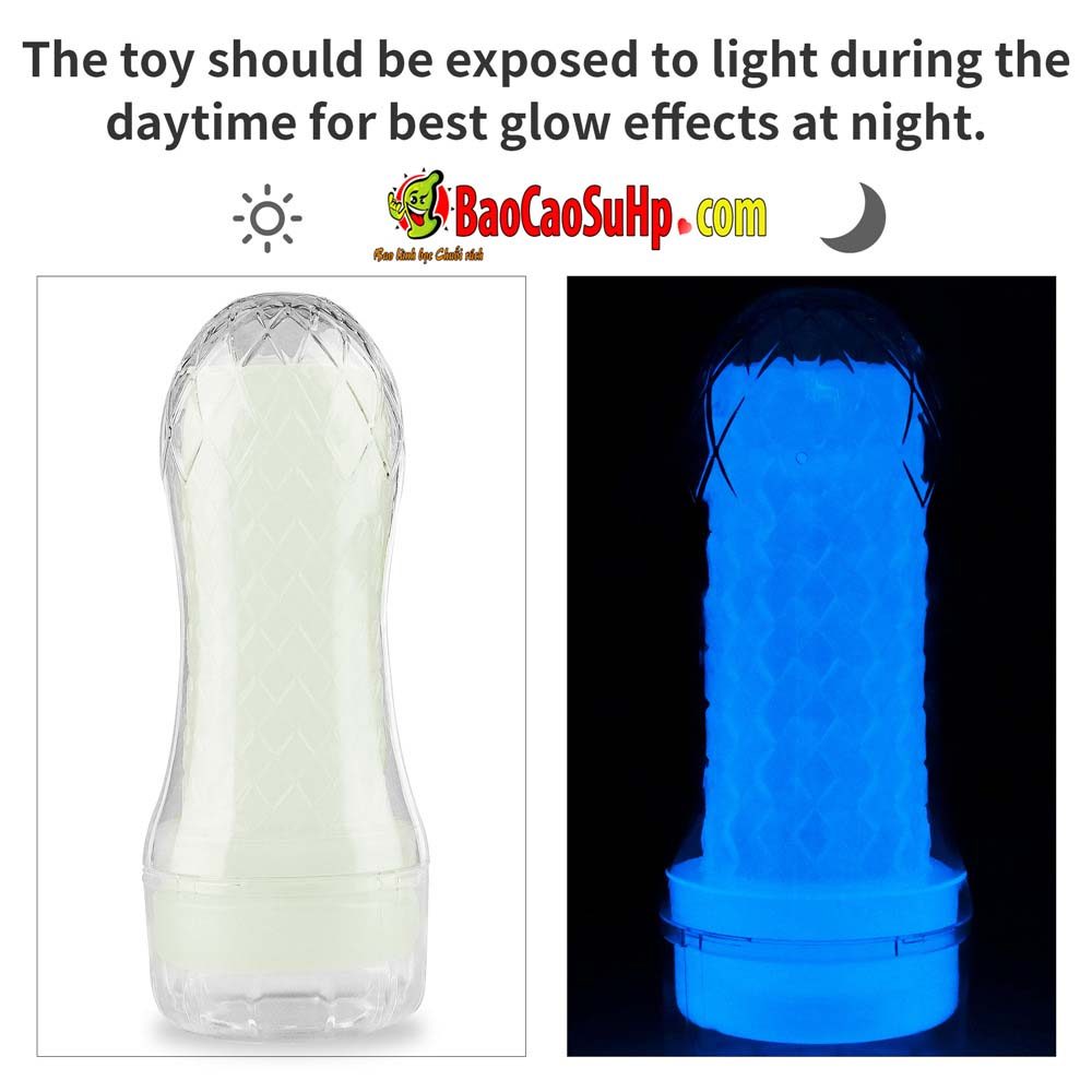 Cốc thủ dâm trong suốt Lovetoy USA Lumino Play Masturbator