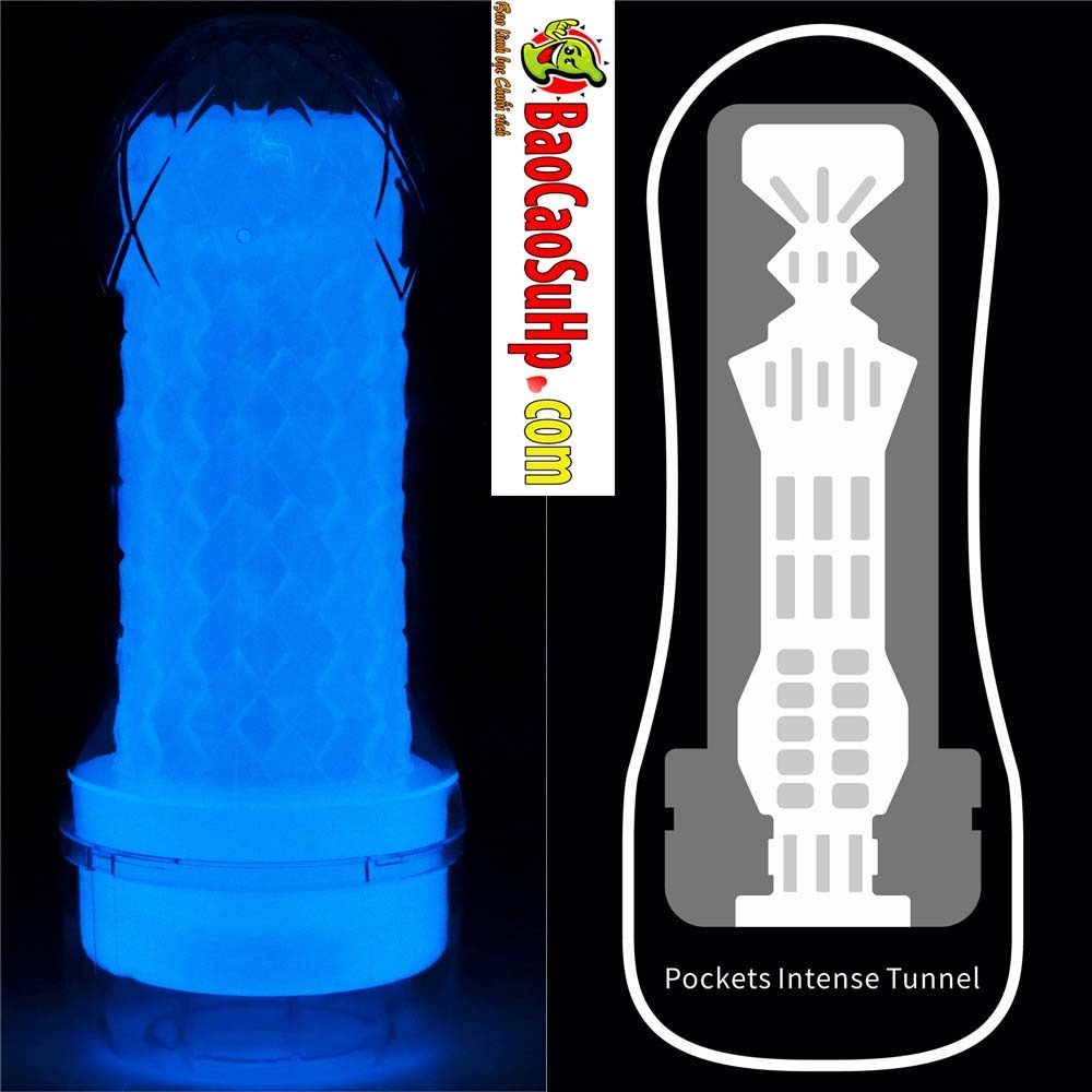 Cốc thủ dâm trong suốt Lovetoy USA Lumino Play Masturbator
