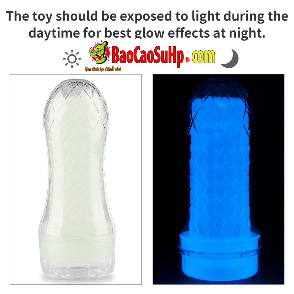 Cốc thủ dâm trong suốt Lovetoy USA Lumino Play Masturbator