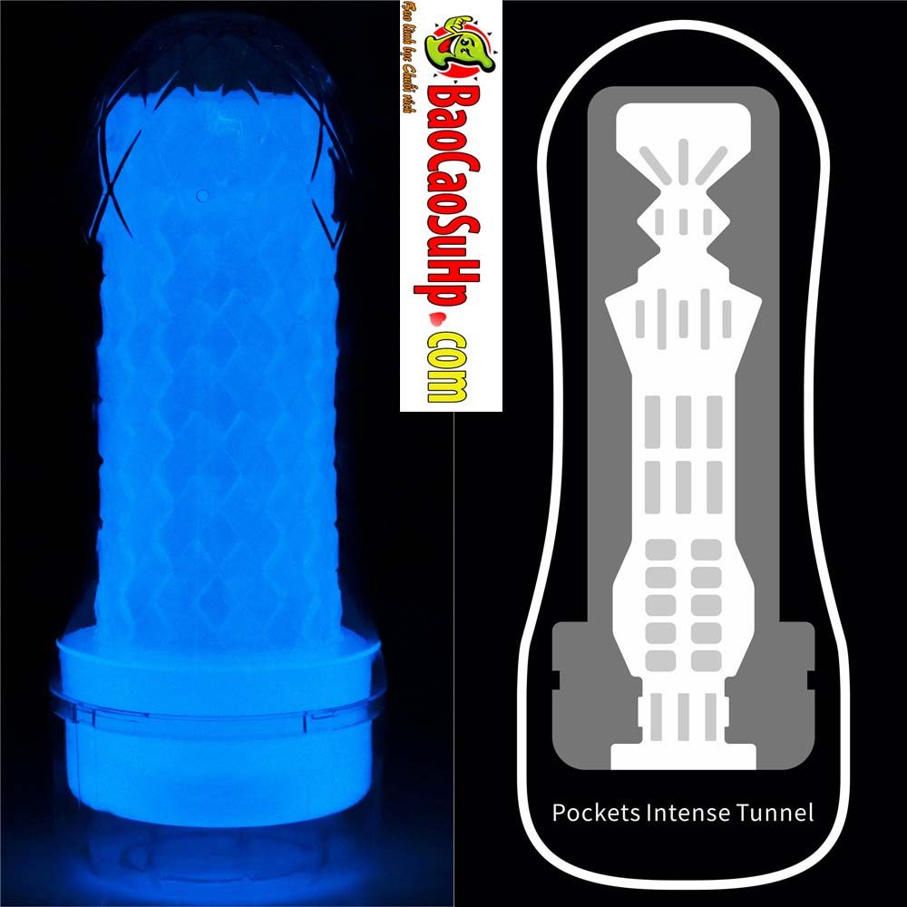 Cốc thủ dâm trong suốt Lovetoy USA Lumino Play Masturbator