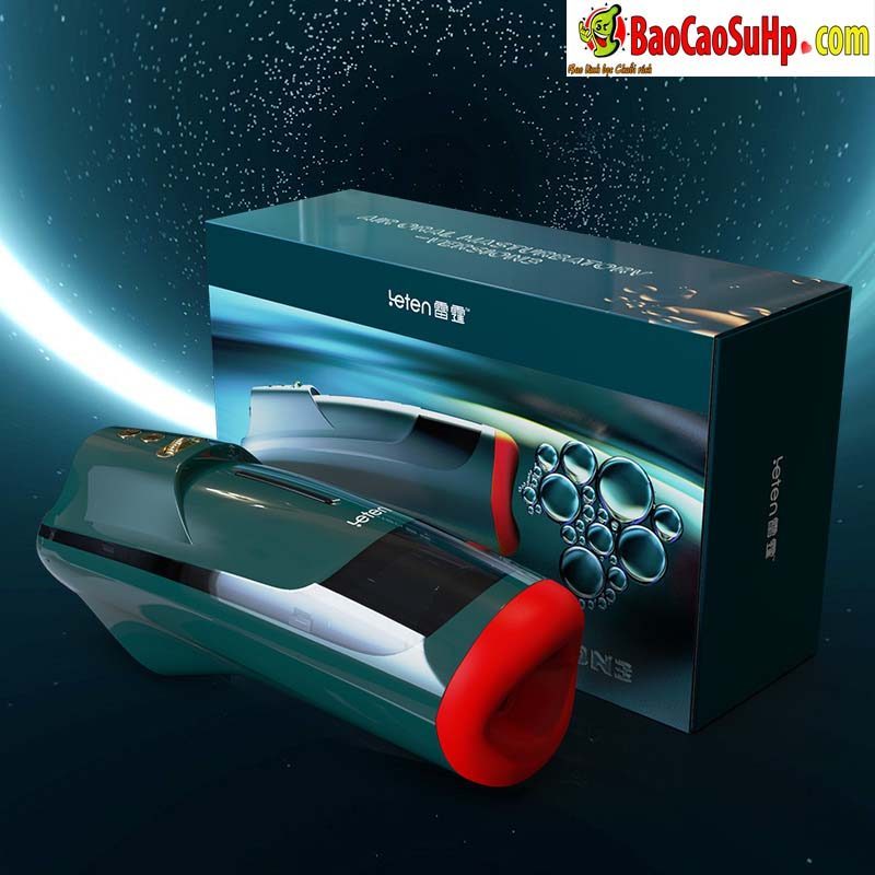 Cốc thủ dâm Leten Thunderstorm Air Burst III mút thụt phát nhiệt mới