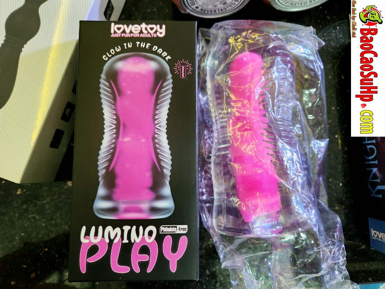 Am dao USA trong suot phat quang Lovetoy kenh xoan LV342041 2 - Âm đạo USA trong suốt phát quang Lovetoy kênh xoắn LV342041