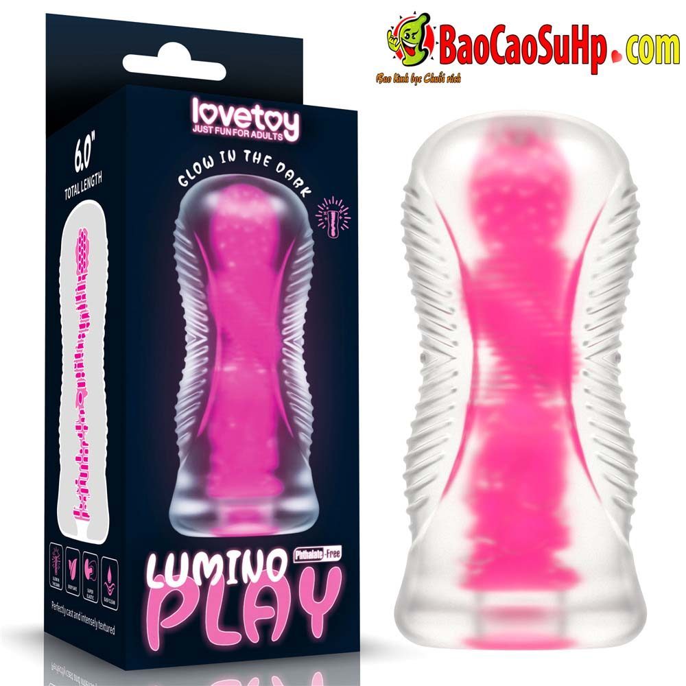 coc thu dam lovetoy LV342041 6 - Âm đạo USA trong suốt phát quang Lovetoy kênh xoắn LV342041