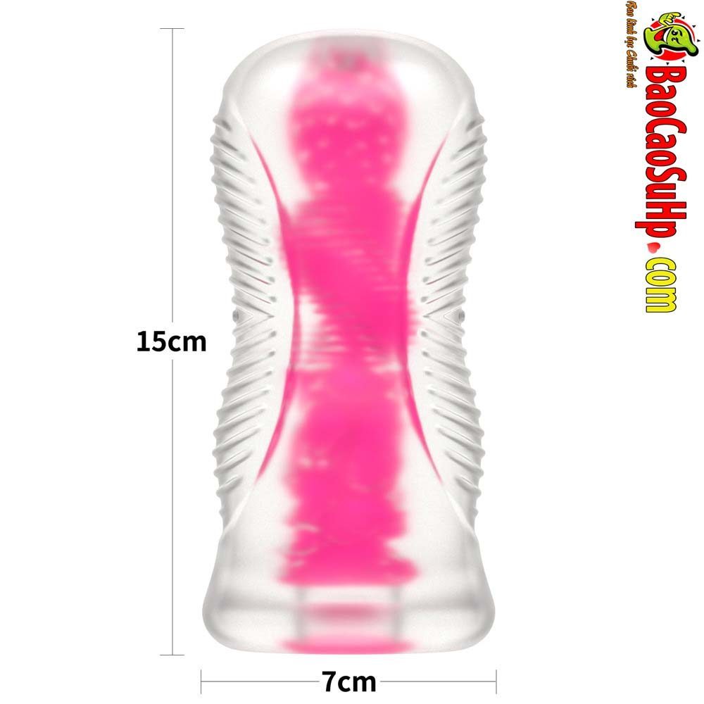 coc thu dam lovetoy LV342041 7 - Âm đạo USA trong suốt phát quang Lovetoy kênh xoắn LV342041