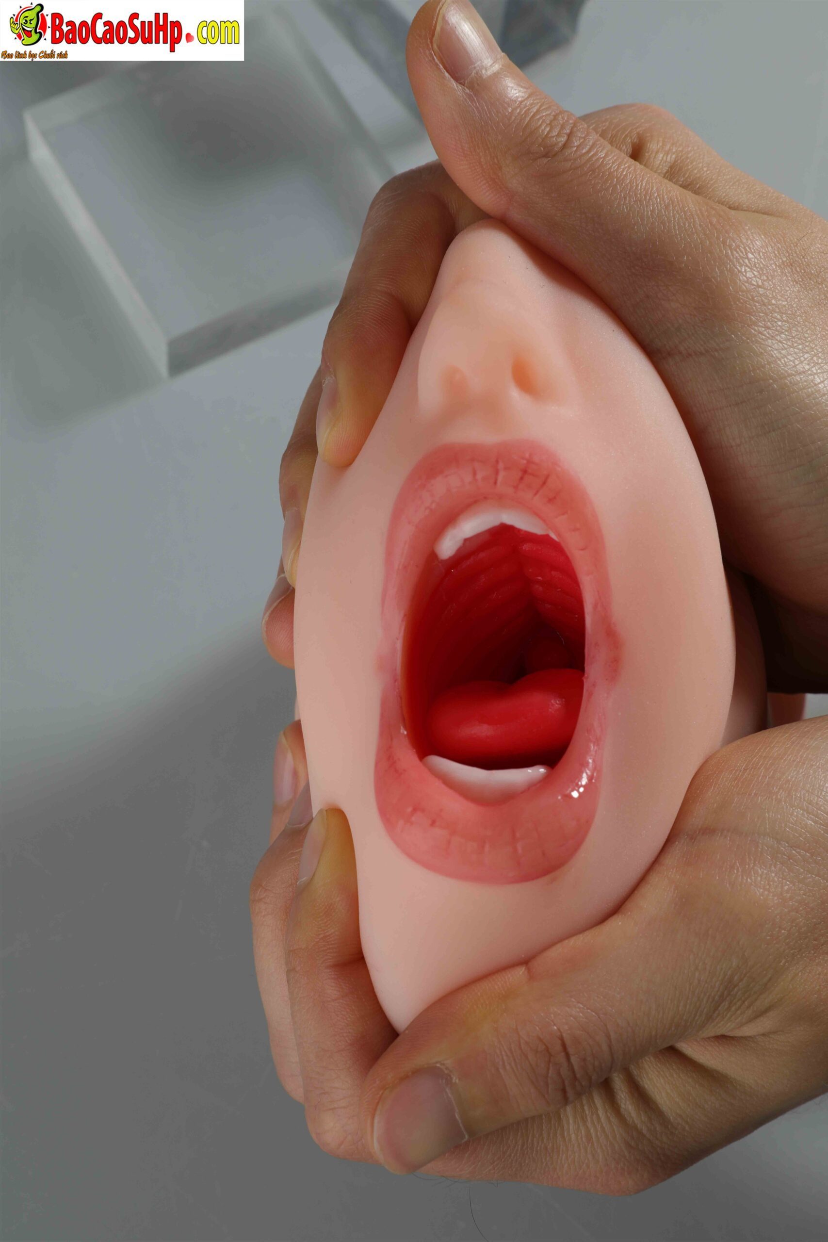 Miệng nguyên khối răng siêu thực vòng bóp khít 1kg đồ chơi