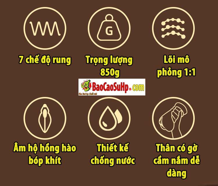 Thiết bị rung âm đạo Nhật Bản COC Sarama nam giới 850g hấp dẫn