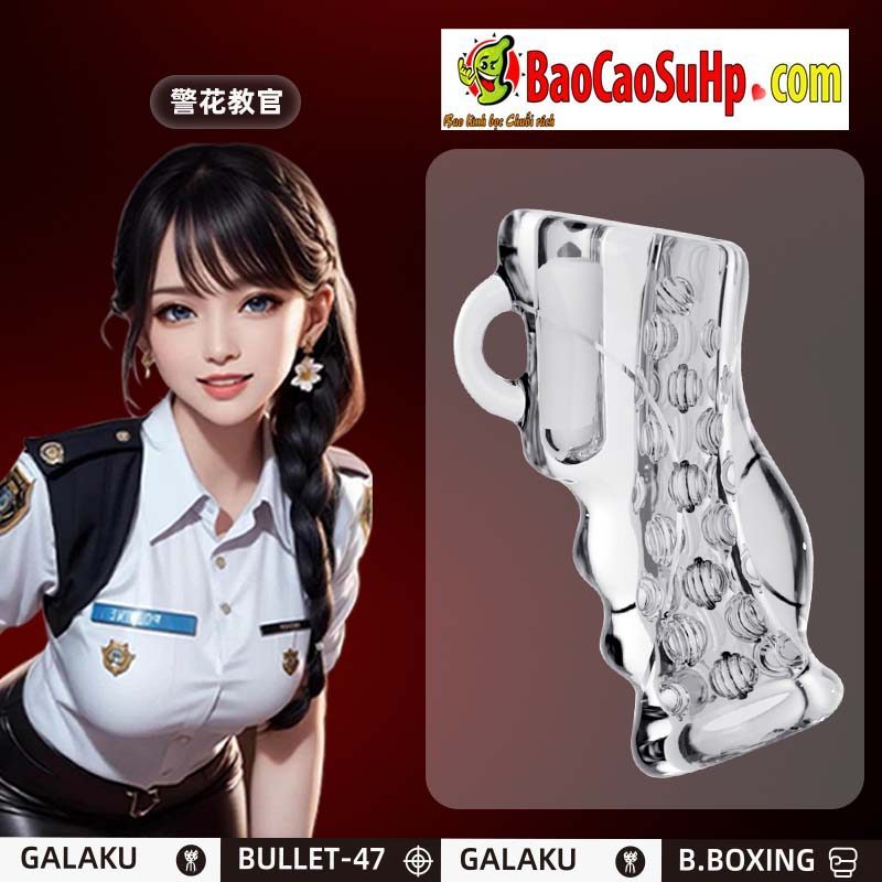 Máy rung cầm tay Galaku Boxing nguyên khối trong suốt sục mạnh