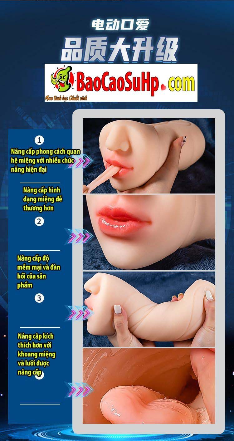 Miệng giả rung hút tự động COC Madeline to đẹp hấp dẫn 12kg