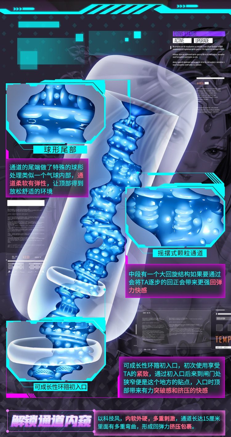 Âm đạo nguyên khối Mystery Ji Cyber Future trong suốt chất lượng cao tiện lợi Âm đạo nguyên khối Mystery Ji Cyber Future trong suốt chất lượng cao tiện lợi