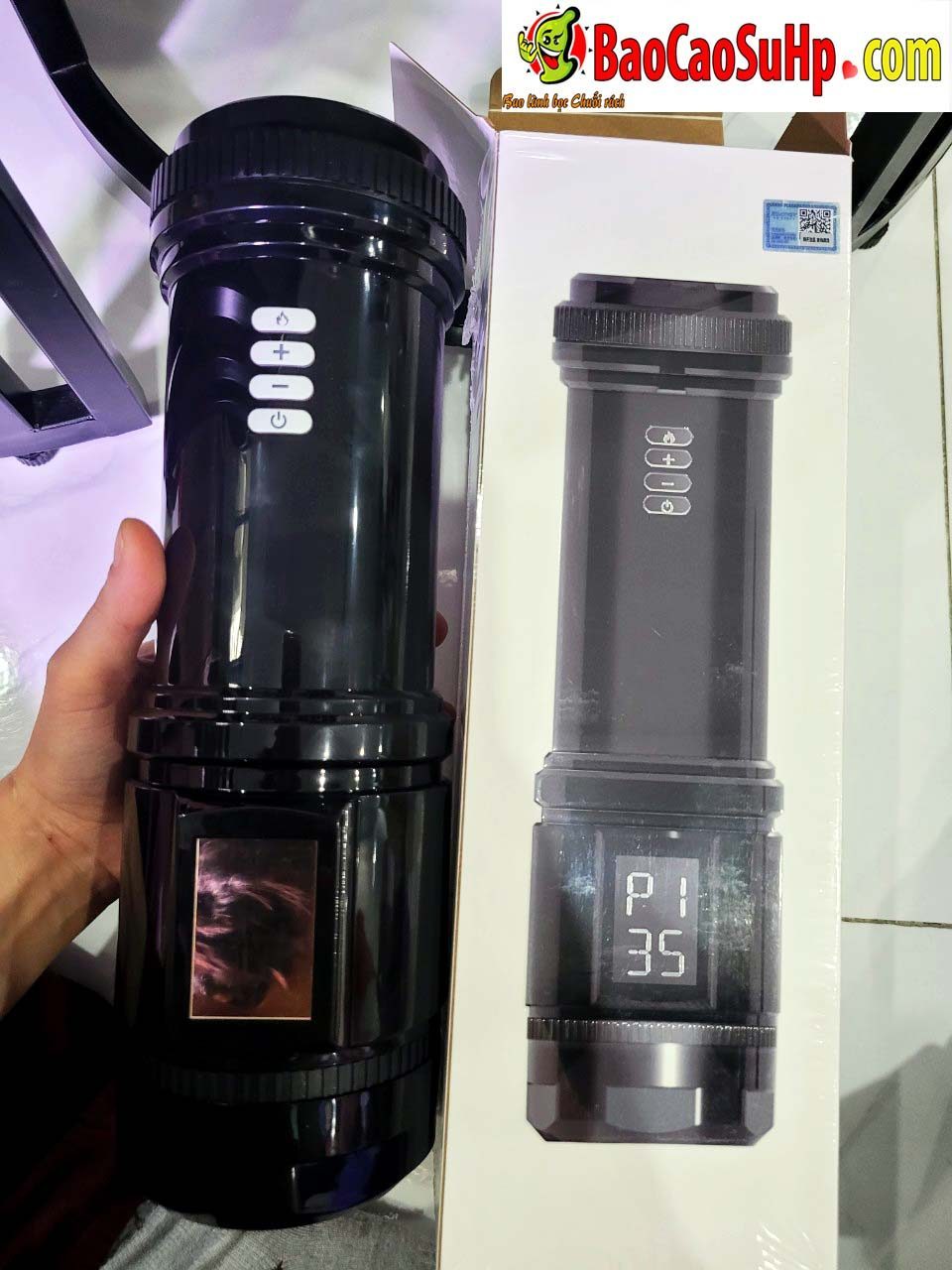 Cốc thủ dâm tự động Mystery Ji Galaxy-X thụt giật phát nhiệt mới
