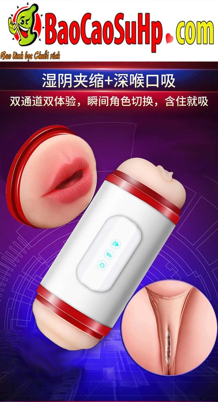 Cốc thủ dâm 2 đầu Cavill nhỏ gọn rung rên tăng khoái cảm nam giới