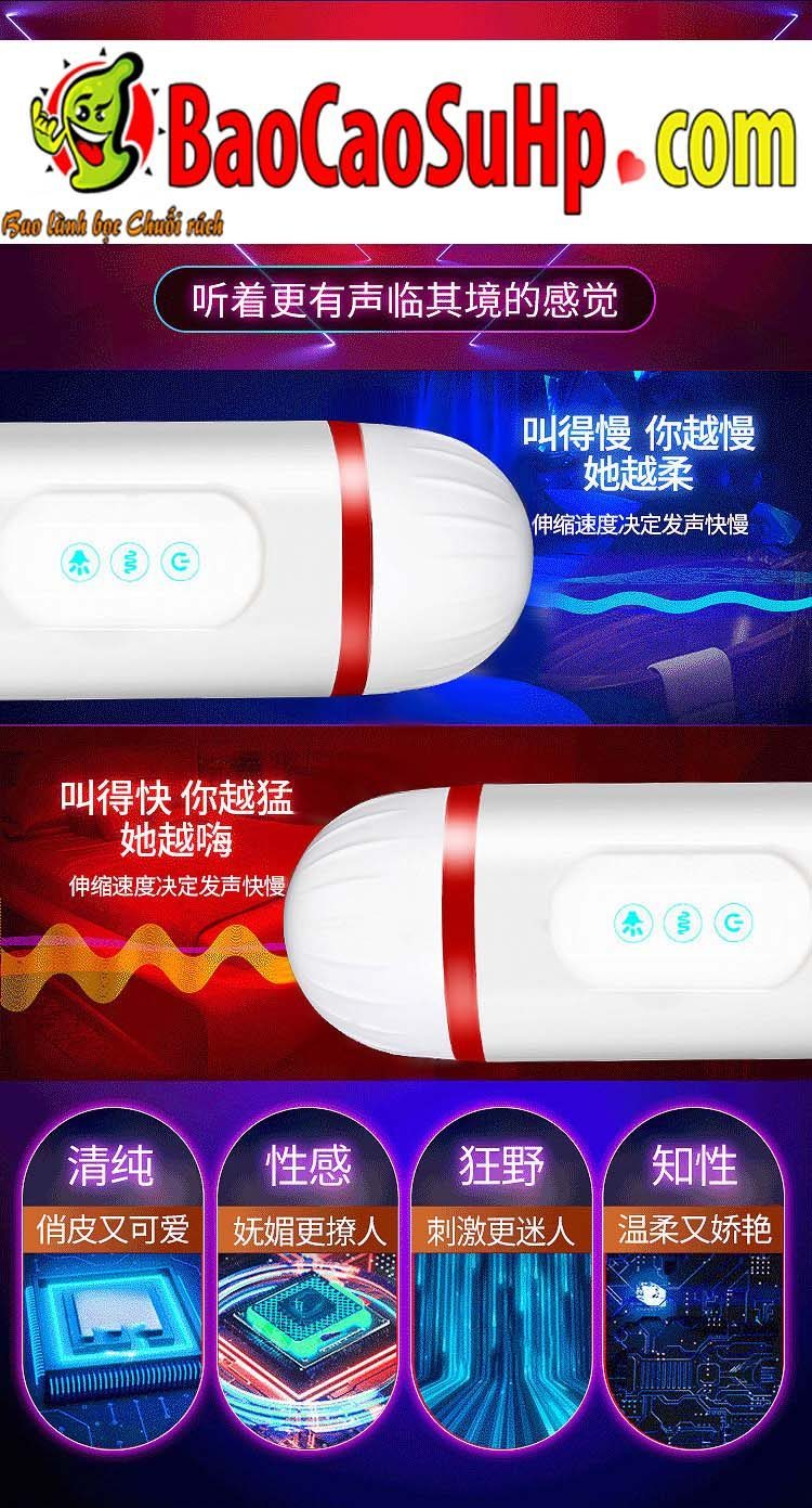 Cốc thủ dâm 2 đầu Cavill nhỏ gọn rung rên tăng khoái cảm nam giới