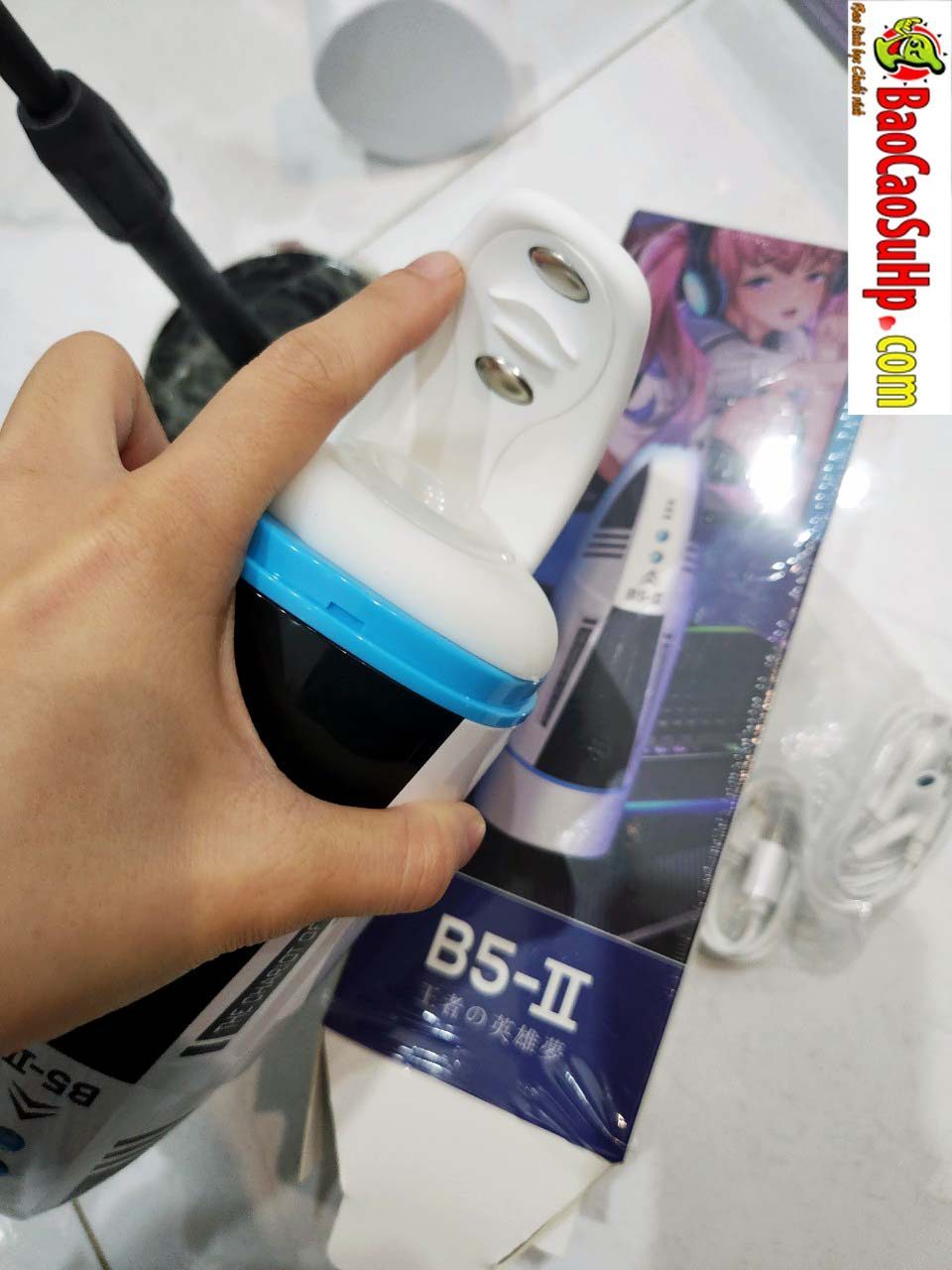 MrB 5 Patrick cốc rung tự động hút kích thích tê liệt cậu bé