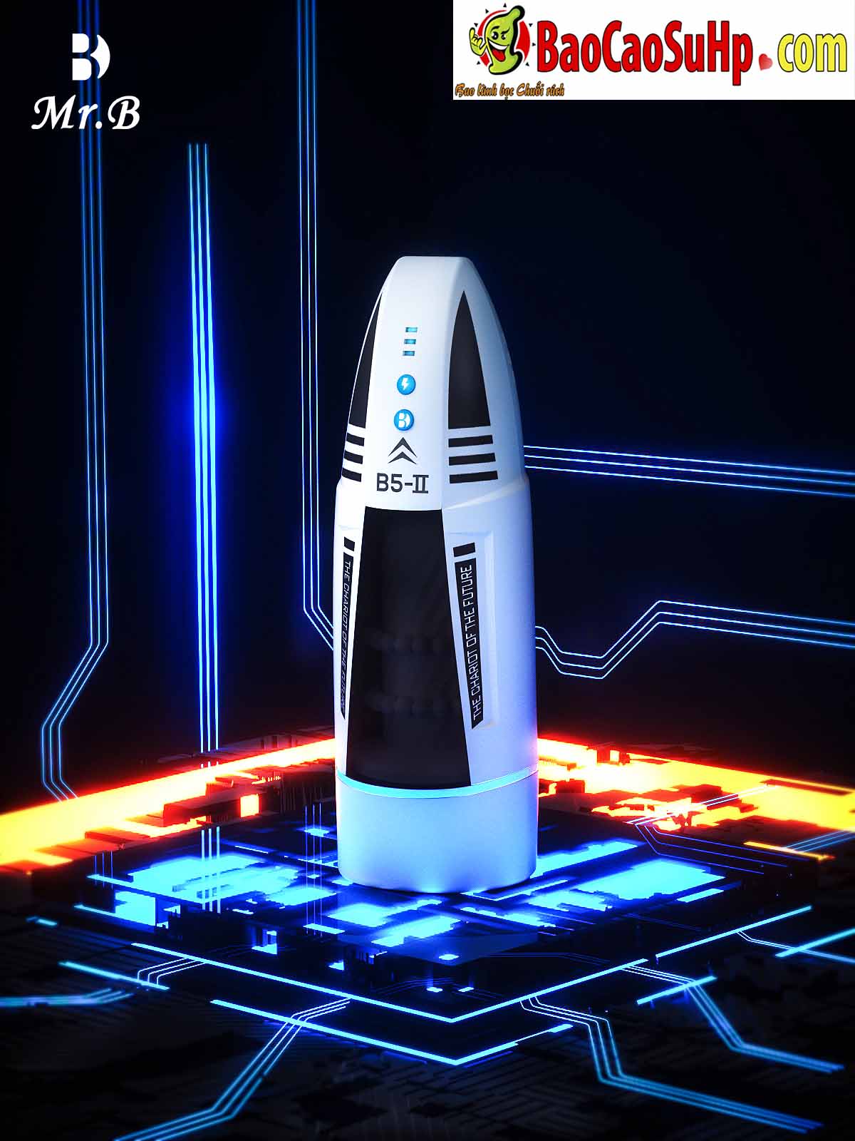 MrB 5 Patrick cốc rung tự động hút kích thích tê liệt cậu bé