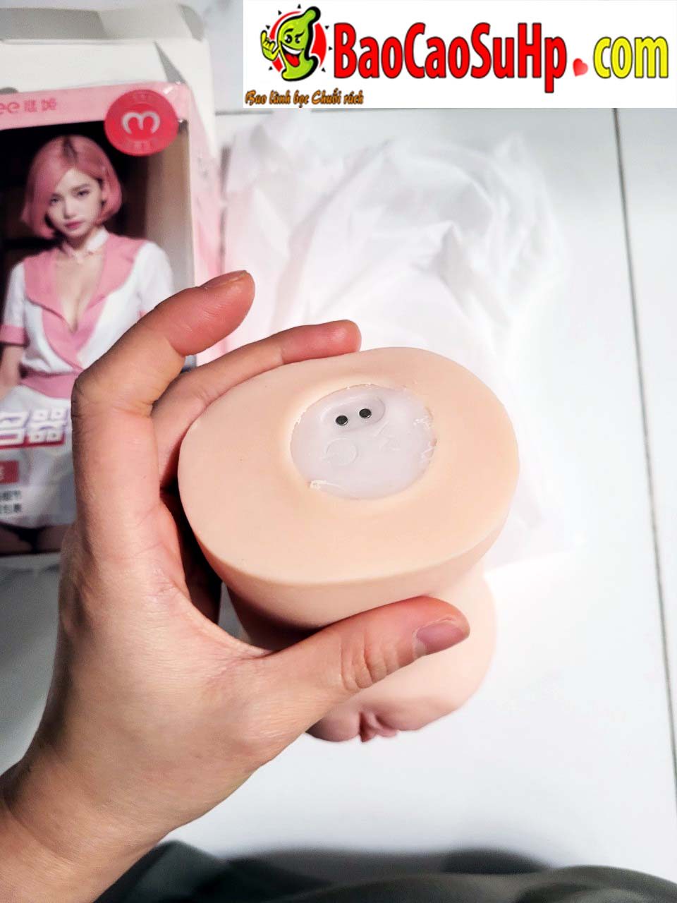 Am dao gia cam tay nguyen khoi Mizzzee Inari rung phat nhiet 600g 2 - Âm đạo giả cầm tay nguyên khối Mizzzee Inari rung phát nhiệt 600g