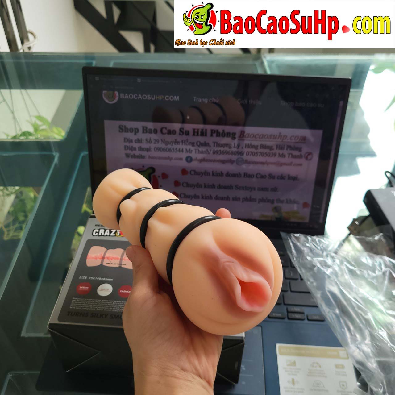 Am dao nguyen khoi cam tay Baile Crazy Bull Kuangniu 9154H xiet va khit 6 - Âm đạo nguyên khối cầm tay Baile Crazy Bull Kuangniu 9154H xiết và khít