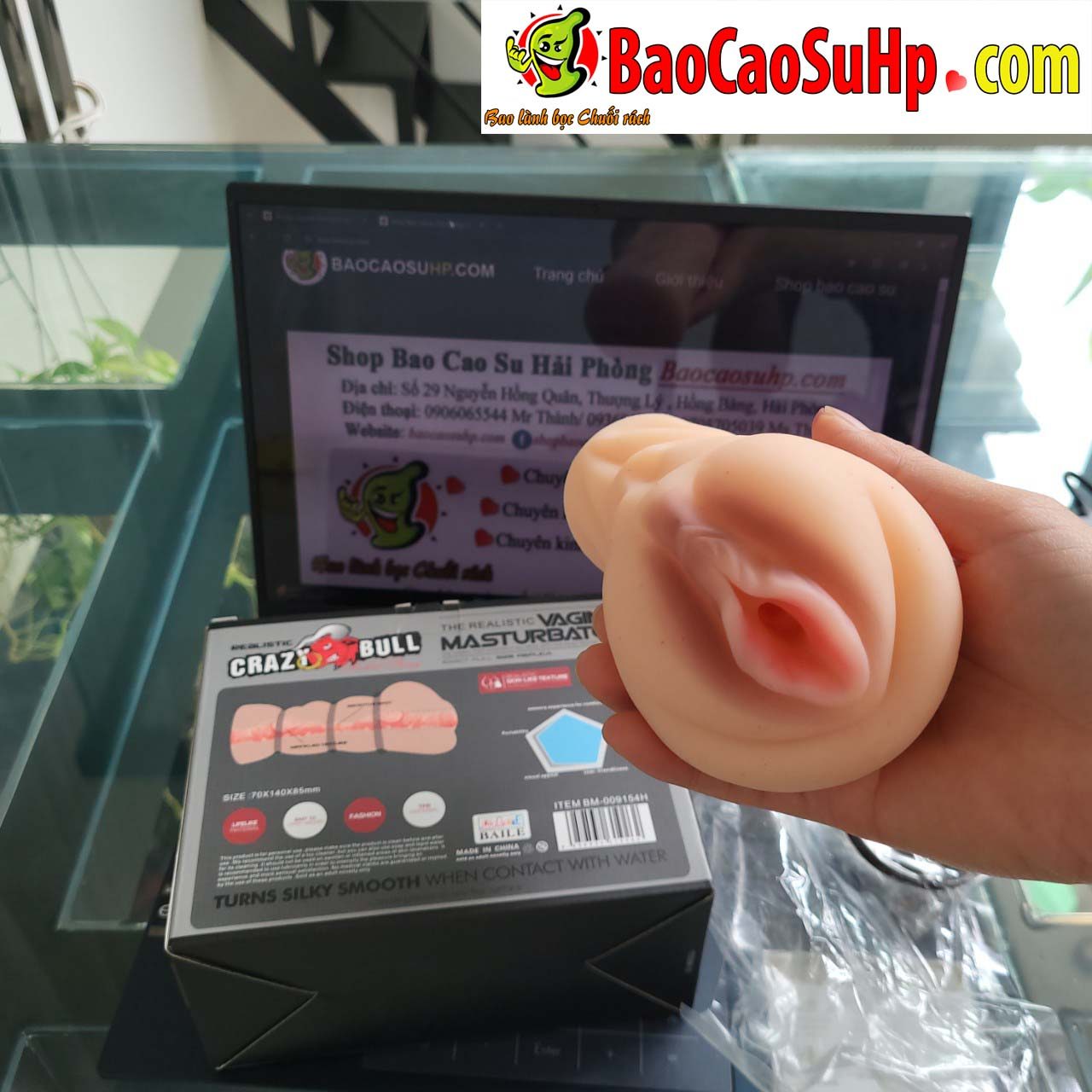 Am dao nguyen khoi cam tay Baile Crazy Bull Kuangniu 9154H xiet va khit 9 - Âm đạo nguyên khối cầm tay Baile Crazy Bull Kuangniu 9154H xiết và khít