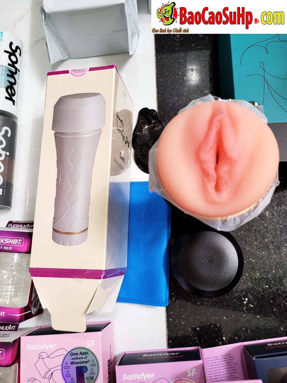 Cốc thủ dâm Tracy’s Dog USA 3D mềm mại như thật, cảm giác đỉnh