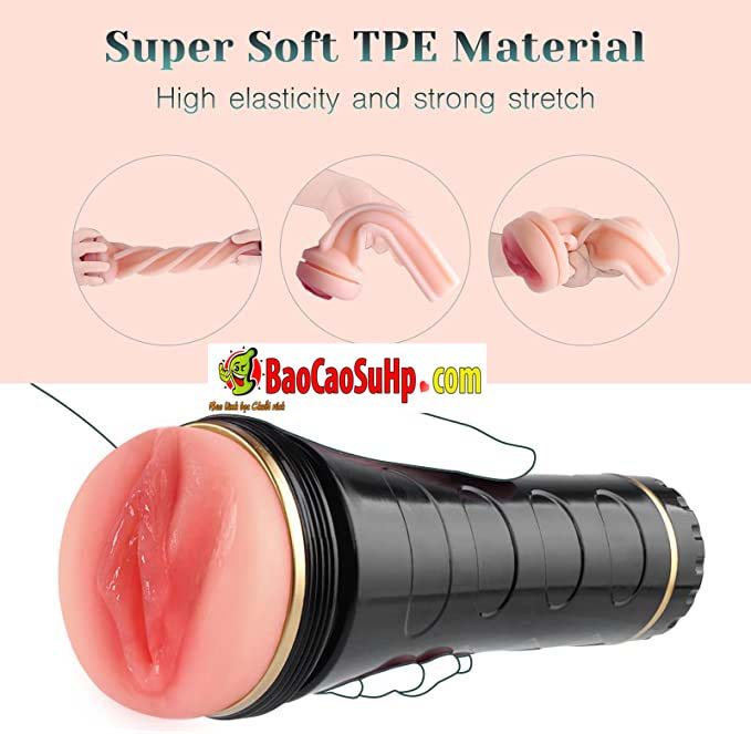 coc thu dam USA Tracys Dog 4 - Cốc thủ dâm cao cấp USA Tracy's Dog cấu trúc 3D như thật mềm mại
