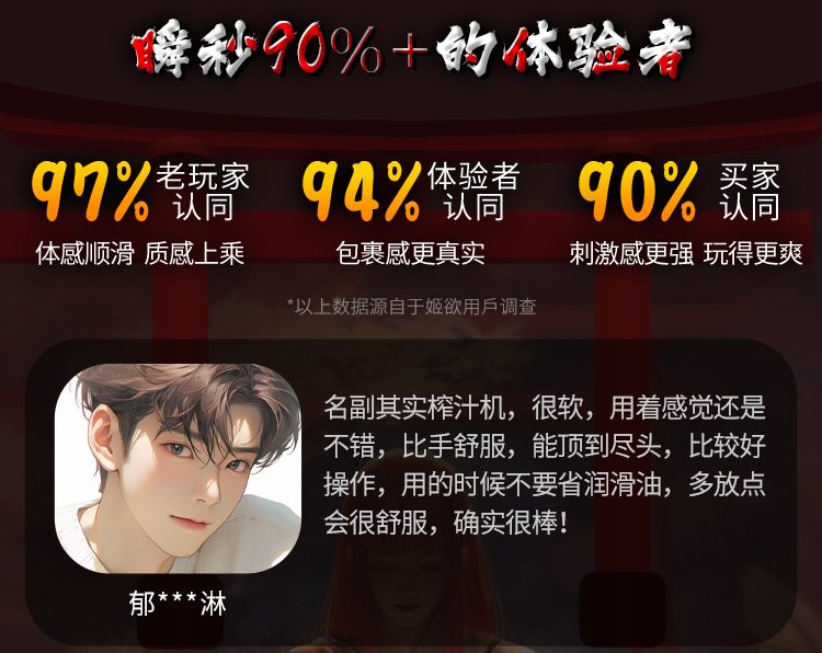 am dao nguyen khoi cam tay Jiuuy Fox spirit 21 - Âm đạo giả nguyên khối Jiuuy Fox spirit chồn tinh mềm 560g