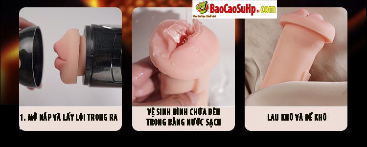 coc thu dam Jiuuy Black BONG Master 20 - Cốc thủ dâm 2 đầu Jiuuy Black BONG Master Rung rên 12 chế độ  