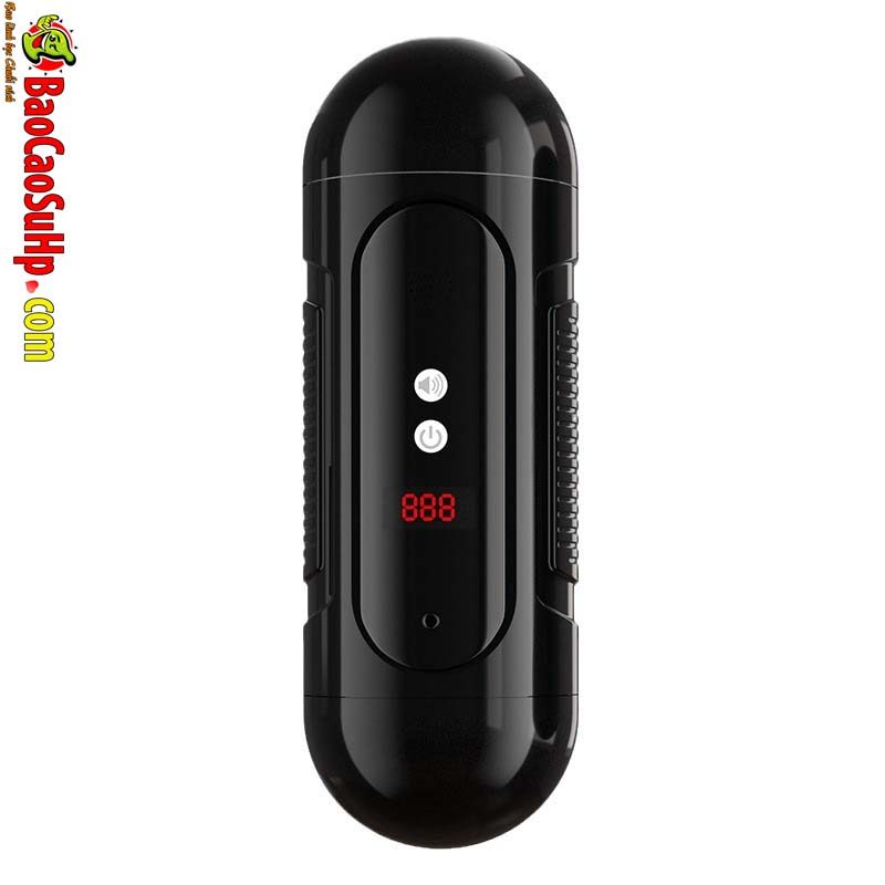 Cốc thủ dâm 2 đầu Jiuuy Black BONG rung 12 chế độ sướng cực