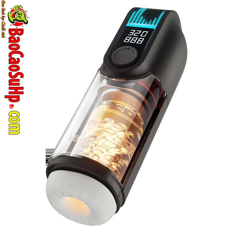 Cốc thủ dâm tự động Leten Thunder Black Hole Pro thụt mạnh siêu nhiệt