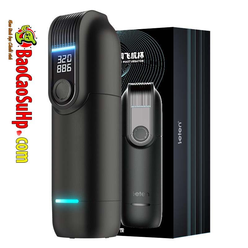 Cốc thủ dâm tự động Leten Thunder Black Hole Pro thụt mạnh siêu nhiệt