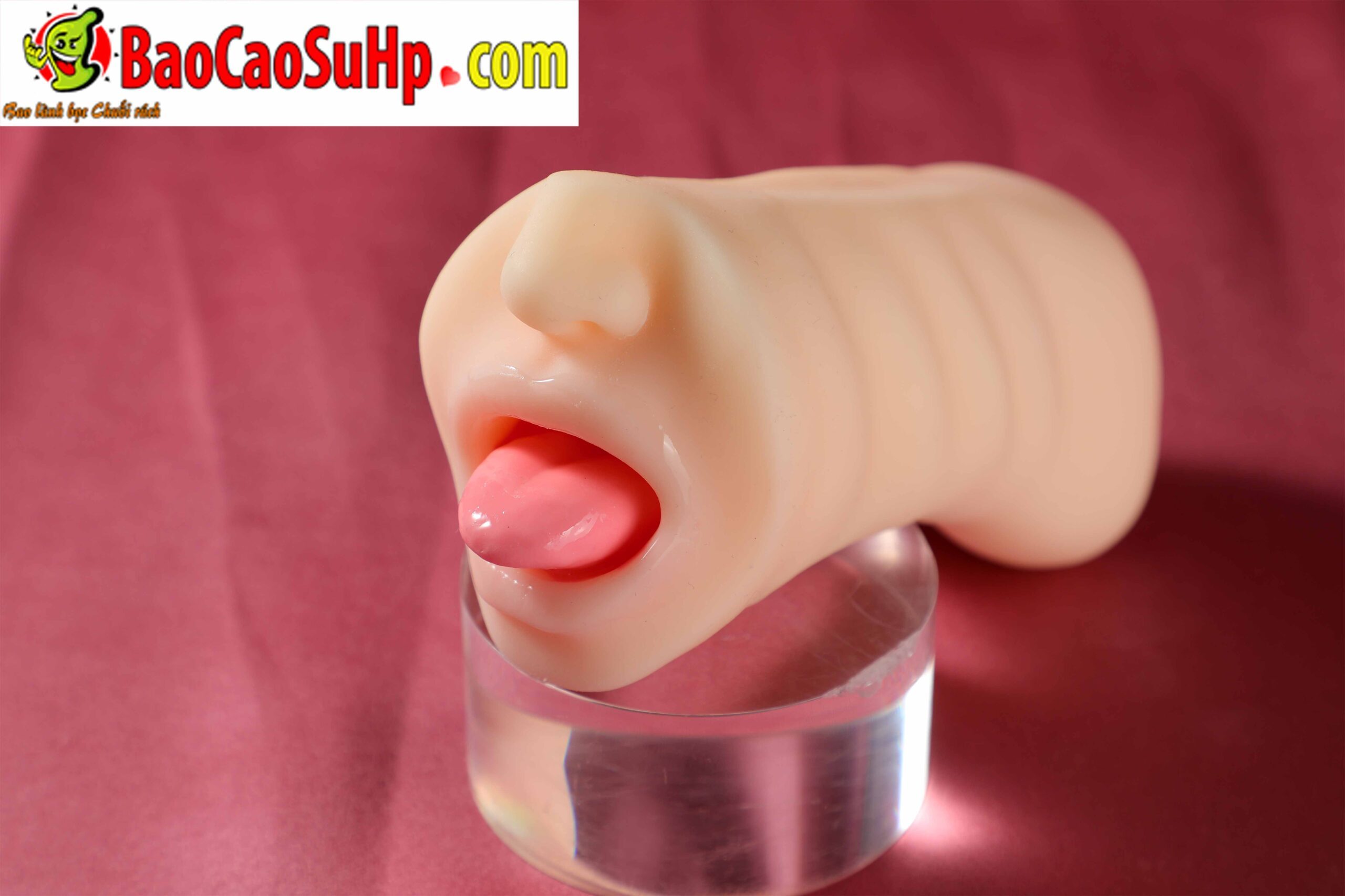 834A5923 scaled - Âm đạo nguyên khối 2 đầu miệng có lưỡi Mizzzee Erasmus 435g