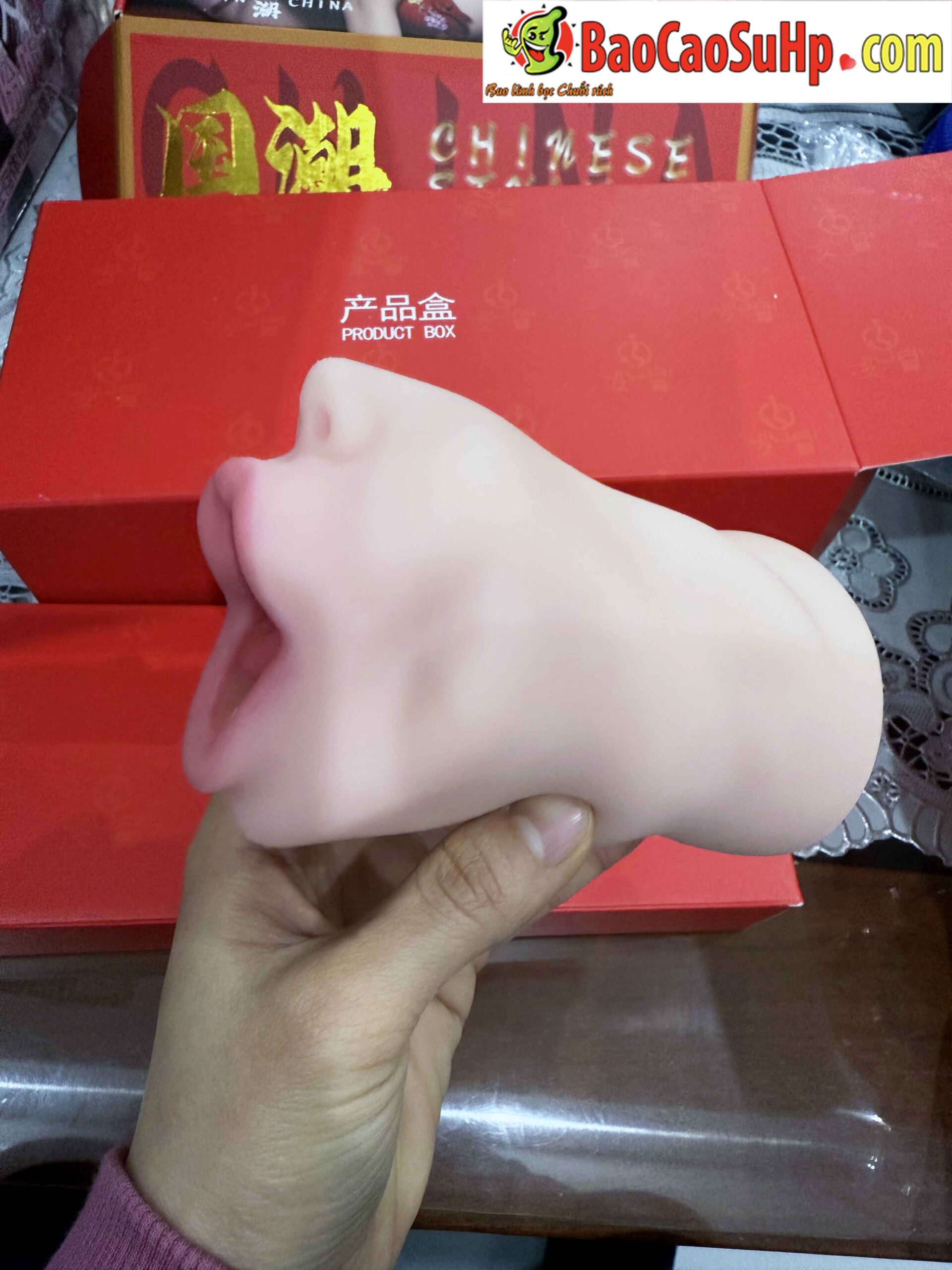 Miệng giả Jiuai Misaki nguyên khối lưỡi cong 345g anime Miệng giả Jiuai Misaki nguyên khối lưỡi cong 345g anime