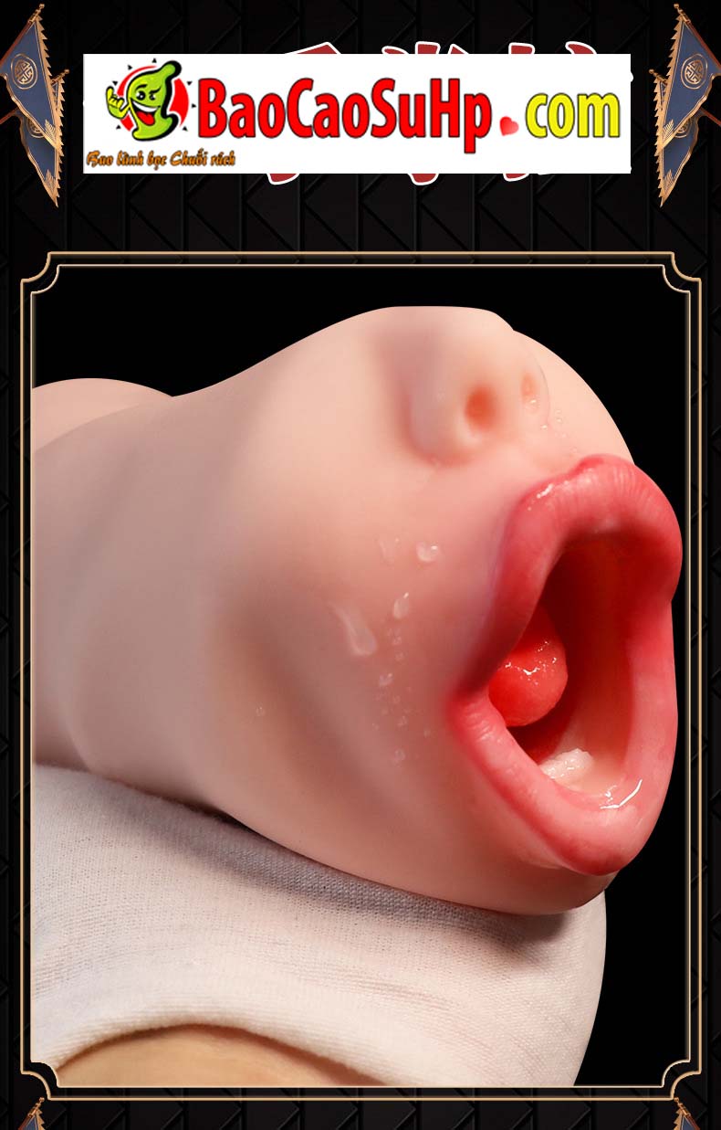 Miệng giả Jiuai Misaki nguyên khối lưỡi cong 345g anime Miệng giả Jiuai Misaki nguyên khối lưỡi cong 345g anime